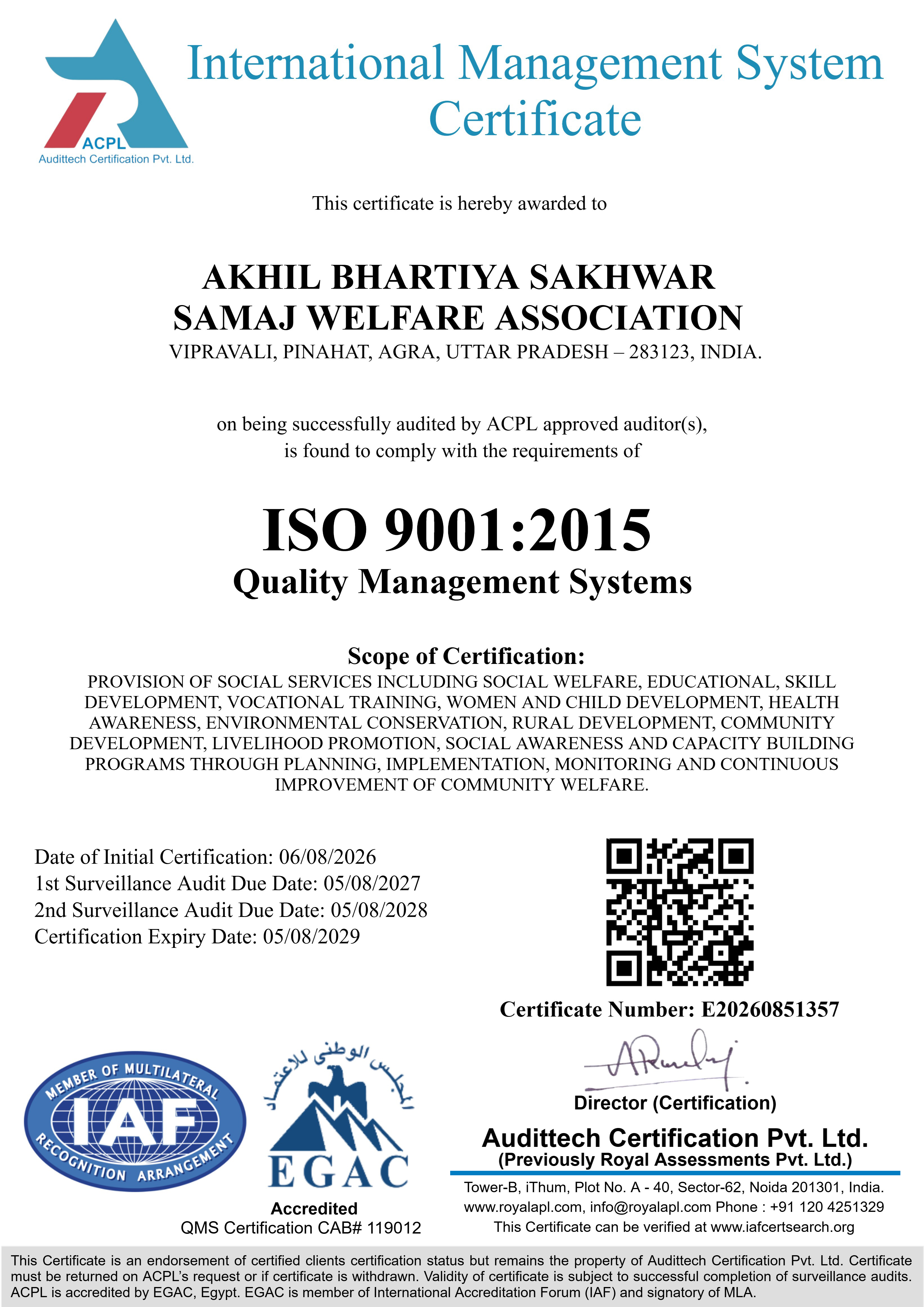 80G Certificate
